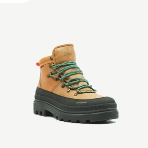Palladium x Finisterre Collab ‘Pallatrooper Hiker WP+’ Boots - Apple Cinnamon